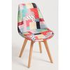 Silla Synk Patchwork De Tela 82*47*43 Cm - Collage