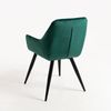 Silla Kres Terciopelo De Terciopelo 87*57*47 Cm - Verde