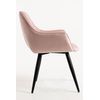 Silla Kres Terciopelo De Terciopelo 87*57*47 Cm - Rosa