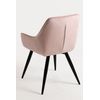 Silla Kres Terciopelo De Terciopelo 87*57*47 Cm - Rosa