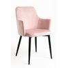 Silla Puan Terciopelo De Terciopelo 89*50*44 Cm - Rosa