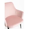 Silla Puan Terciopelo De Terciopelo 89*50*44 Cm - Rosa