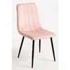 Silla Liny Terciopelo De Terciopelo 86*40*37 Cm - Rosa