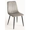 Silla Liny Terciopelo De Terciopelo 86*40*37 Cm - Gris