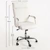 Silla Klass De Polipiel 110*49*47 Cm - Blanco