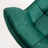 Pack 2 Sillas Cade Terciopelo De Terciopelo 93*50*45 Cm - Verde