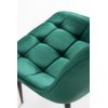 Pack 6 Sillas Cade Terciopelo De Terciopelo 93*50*45 Cm - Verde