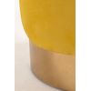 Pack 2 Taburetes Tassel De Terciopelo 39*40*40 Cm - Amarillo