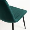 Pack 2 Sillas Liny Terciopelo De Terciopelo 86*40*37 Cm - Verde