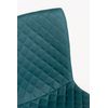 Pack 2 Sillas Rom Polipiel De Polipiel 90*42*40 Cm - Verde Azulado