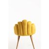 Silla Hand Terciopelo - Amarillo