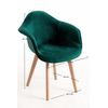 Silla Belu Terciopelo De Tela 81*62.50*45 Cm - Verde