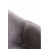 Silla Belu Terciopelo De Tela 81*62.50*45 Cm - Gris