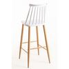 Taburete Bik De Polipropileno 110*42*39 Cm - Blanco