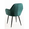 Silla Chic Black De Terciopelo 87*56*44 Cm - Verde