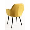 Silla Chic Black De Terciopelo 87*56*44 Cm - Amarillo