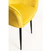 Silla Chic Black De Terciopelo 87*56*44 Cm - Amarillo