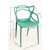 Silla Korme De Polipropileno 82*49*39 Cm - Celadón