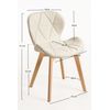 Silla Zie Tela - Beige