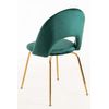 Silla Dawa Gold Terciopelo - Verde