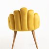 Pack 2 Sillas Hand Terciopelo De Terciopelo 77*48*42 Cm - Amarillo