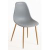 Silla Mykle De Polipropileno 85*46*38 Cm - Gris Claro