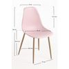 Silla Mykle De Polipropileno 85*46*38 Cm - Rosa