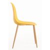 Silla Mykle De Polipropileno 85*46*38 Cm - Amarillo