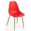 Silla Mykle De Polipropileno 85*46*38 Cm - Rojo