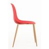 Silla Mykle De Polipropileno 85*46*38 Cm - Rojo