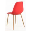 Silla Mykle De Polipropileno 85*46*38 Cm - Rojo