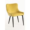 Silla Sanda Terciopelo De Terciopelo 88*52*40 Cm - Amarillo