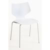 Silla Plecy De Polipropileno 78*43*40 Cm - Blanco