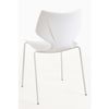 Silla Plecy De Polipropileno 78*43*40 Cm - Blanco