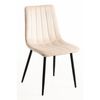 Silla Liny Terciopelo De Terciopelo 86*40*37 Cm - Beige