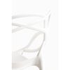 Silla Lowa De Polipropileno 82*49*39 Cm - Blanco