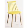 Silla Bik De Polipropileno 78.50*41.50*39 Cm - Amarillo