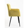 Silla Dalye Terciopelo De Terciopelo 97*55*45 Cm - Amarillo