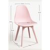 Silla Kelen Suprym De Polipropileno 82*46.50*39 Cm - Rosa