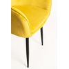 Pack 4 Sillas Chic Black De Terciopelo 87*56*41 Cm - Amarillo