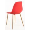 Pack 6 Sillas Mykle De Polipropileno 85*46*38 Cm - Rojo