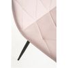 Silla Lyke Terciopelo De Terciopelo 88*44.50*39 Cm - Rosa