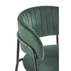 Silla Moniel Black Terciopelo - Verde