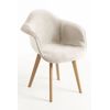 Silla Belu Terciopelo De Tela 81*62.50*45 Cm - Beige