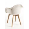 Silla Belu Terciopelo De Tela 81*62.50*45 Cm - Beige