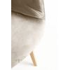 Silla Belu Terciopelo De Tela 81*62.50*45 Cm - Beige