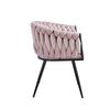 Silla Widny Black Terciopelo De Terciopelo 87*56*44 Cm - Rosa