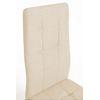 Pack 4 Sillas Lan Tela De Tela 96*40*40.50 Cm - Beige