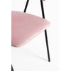 Silla Mihu Black Terciopelo - Rosa