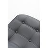 Pack 2 Sillas Plazi De Polipiel 86*43*39 Cm - Gris Oscuro